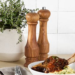 Williams Sonoma Olivewood Salt & Pepper Mills - Thumbnail 4