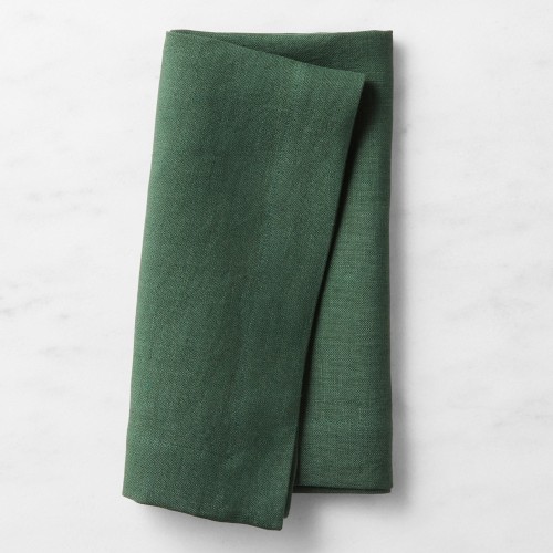 Signature Linen Napkins, Set of 4, Emerald