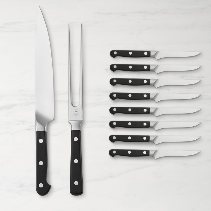 Zwilling Pro Carving Knife & Meat Fork Set | Williams Sonoma