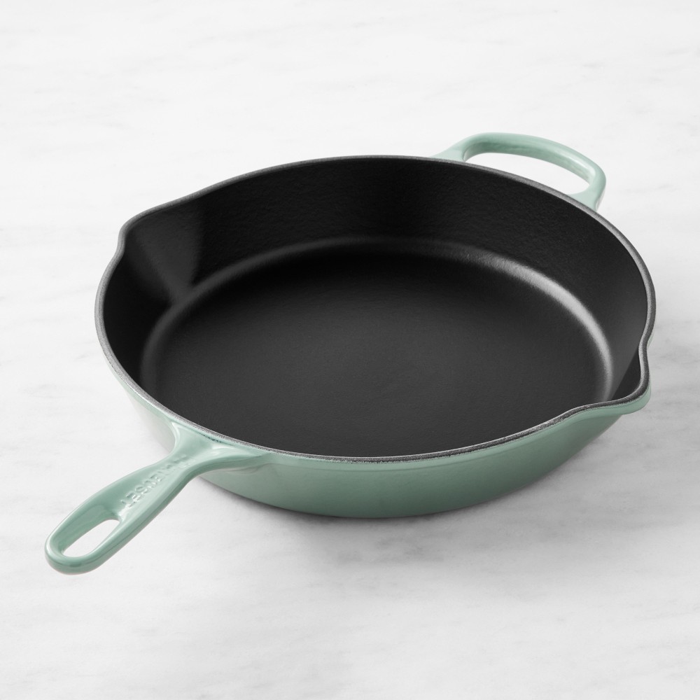 Le Creuset Signature Enameled Cast Iron Deep Skillets - 12", Sea Salt