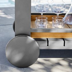 Larnaca Metal Bar Cart (38.5")