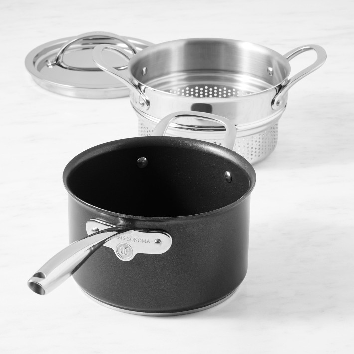 Williams Sonoma スチーマー　蒸し器　鍋 Signature Stainless-Steel Steamer Insert | Williams Sonoma