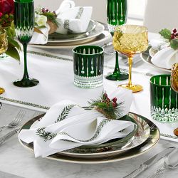 Leaf Garland Embroidered Table Runner