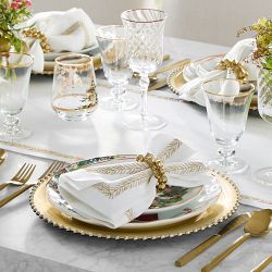 Leaf Garland Embroidered Table Runner