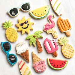 Williams Sonoma Fun &amp; Sun Impression Cookie Cutters, 24-Piece Set