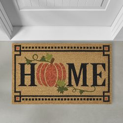 Williams Sonoma Home Pumpkin Doormat