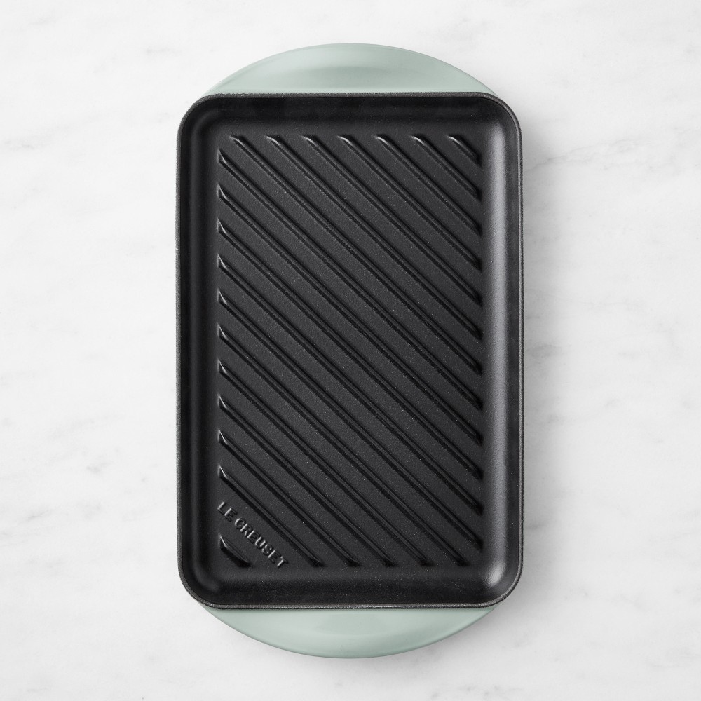 Le Creuset Enameled Cast Iron Skinny Grill - Sea Salt
