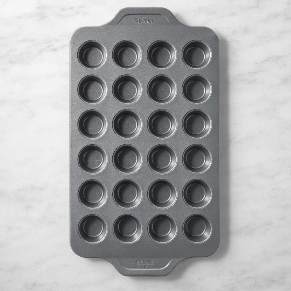 All-Clad Nonstick Pro-Release Mini Muffin Pan, 24-Well - 24-Well