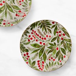 OPEN BOX: Noel Appetizer Plates, Set of 4, Mixed