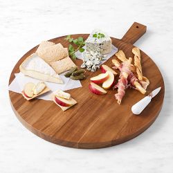 OPEN BOX: Acacia Round Cheese Board, Large