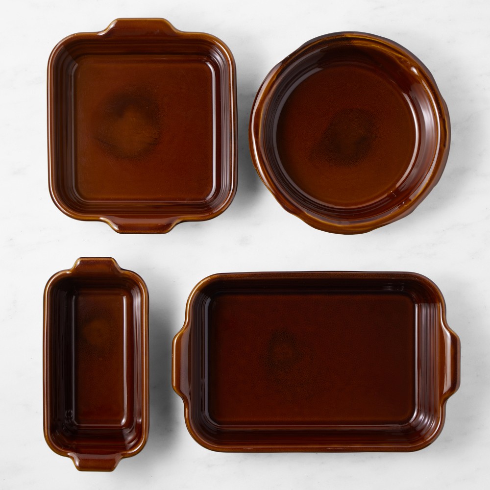 Emile Henry French Ceramic Potter Collection, Set of 4 - Set of 4, Caramel