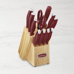 Cuisinart ColorPro Collection 12-Piece Knife Set, Red Handle