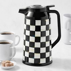 MacKenzie-Childs Courtly Check Coffee Carafe
