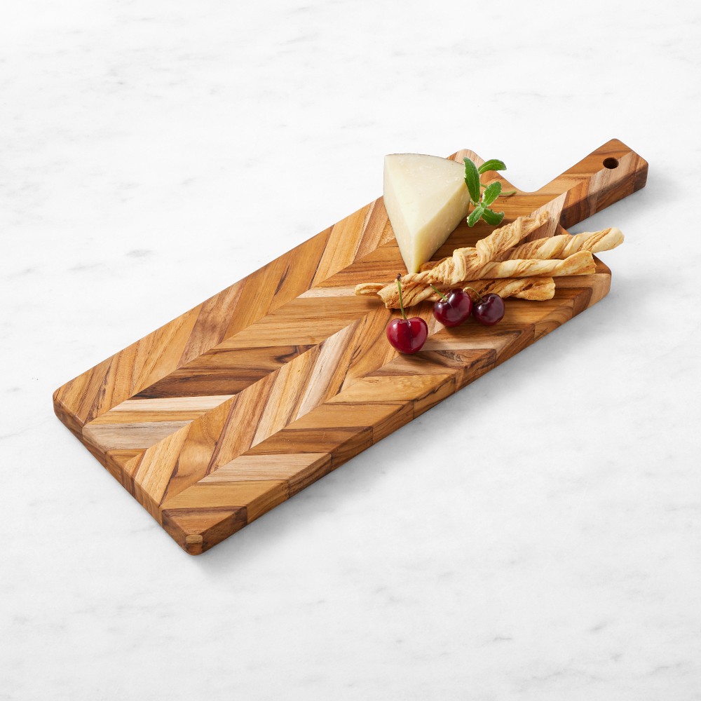 Herringbone Rectangular Cheese Boards - Medium