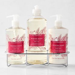 Williams Sonoma Winter Berry Hand Soap, Dish Soap & Lotion 4-Piece Set, Classic