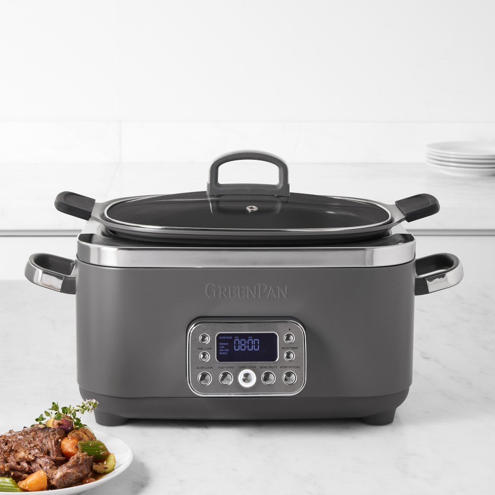 GreenPan™ Elite Slow Cooker, 6-qt - Graphite, 6-qt
