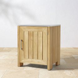 Larnaca Outdoor Teak Kitchen Single Door Cabinet (29.5")
