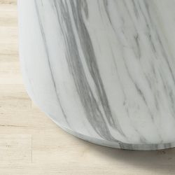 Lucca Marble Side Table (14")