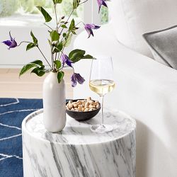 Lucca Marble Side Table (14")