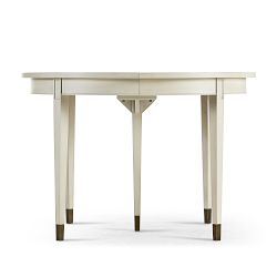 Jonathan Charles Synodic Swedish Extendable Round Dining Table (44"-140")