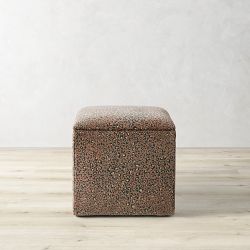 Pink and Green Leopard Stool (20")