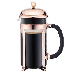 OPEN BOX: Bodum Chambord French Press Coffee Maker, Copper, 8-cup