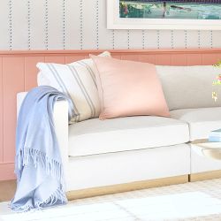 European Solid Cashmere Pillow Cover