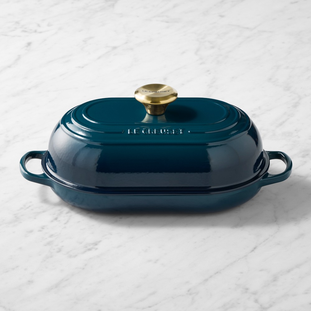 Le Creuset Signature Oval Bread Oven - Agave