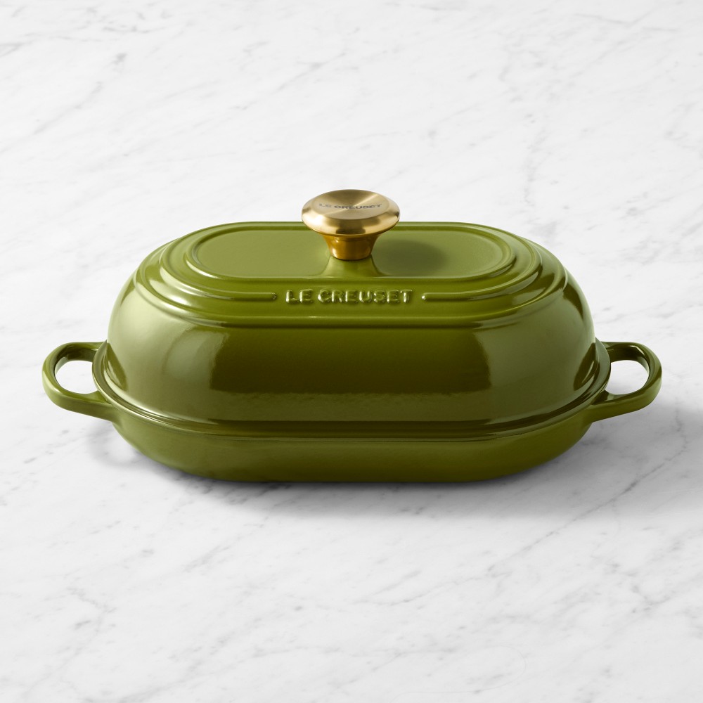 Le Creuset Signature Oval Bread Oven - Olive