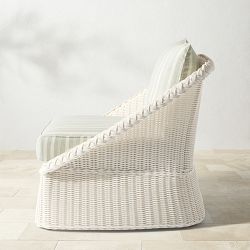 AERIN x Williams Sonoma Home East Hampton Club Chair, White