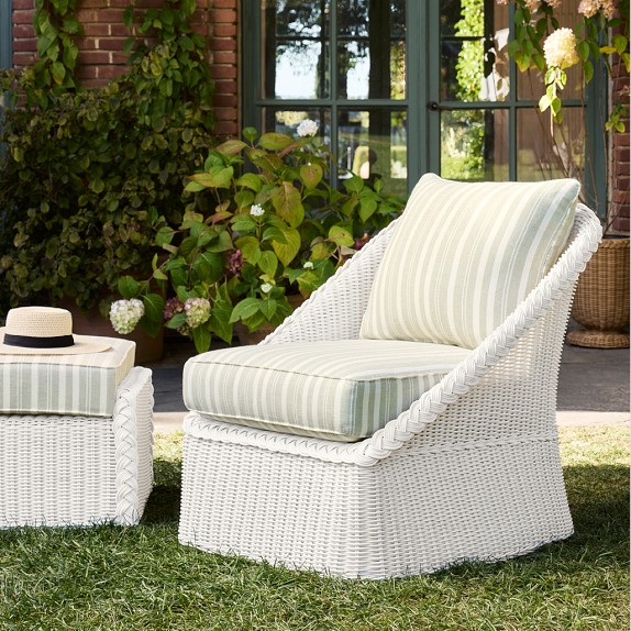 AERIN x Williams Sonoma Home East Hampton Club Chair, White