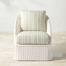 AERIN x Williams Sonoma Home East Hampton Club Chair, White