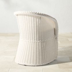 AERIN x Williams Sonoma Home East Hampton Dining Chair, White