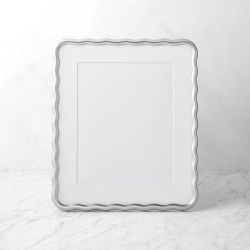 OPEN BOX:Aerin Wave Gallery Frame, 11" x 14", Silver Leaf