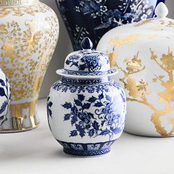 Chrysanthemum Ginger Jar