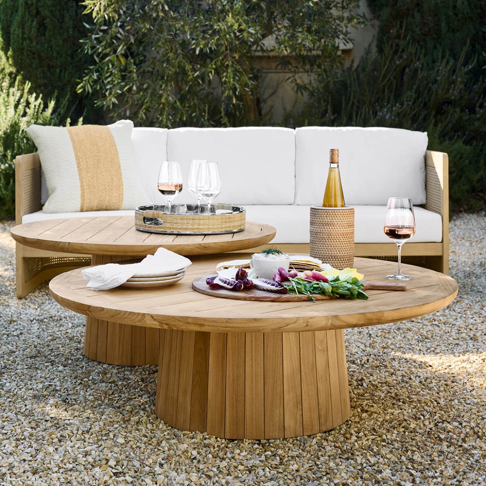Radius Outdoor Nesting Coffee Tables (36" - 69") by Williams Sonoma Home