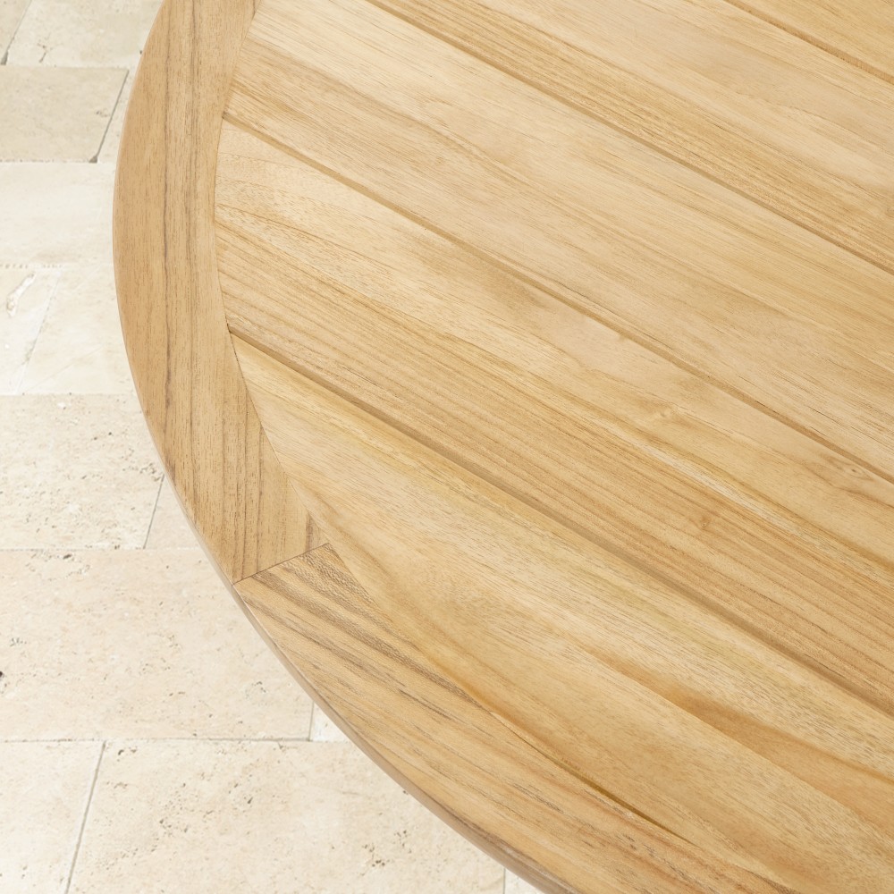 Wooden table surface close-up