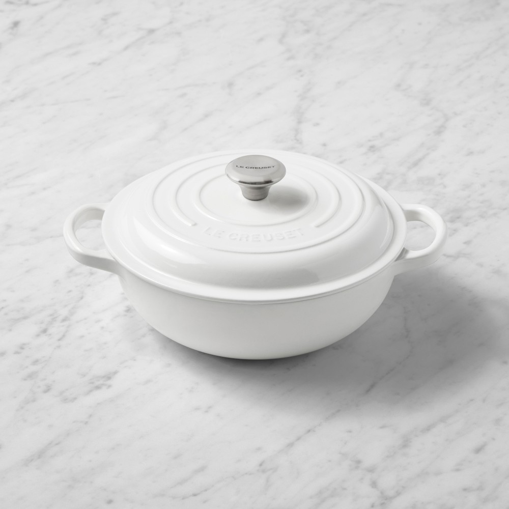 Le Creuset Signature Enameled Cast Iron French Oven, 2.5-Qt. - 2.5-Qt., White