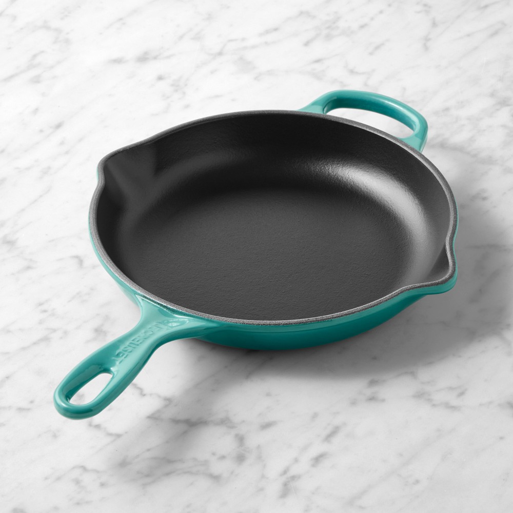 Le Creuset Signature Enameled Cast Iron Skillet Fry Pans - 9", Riviera