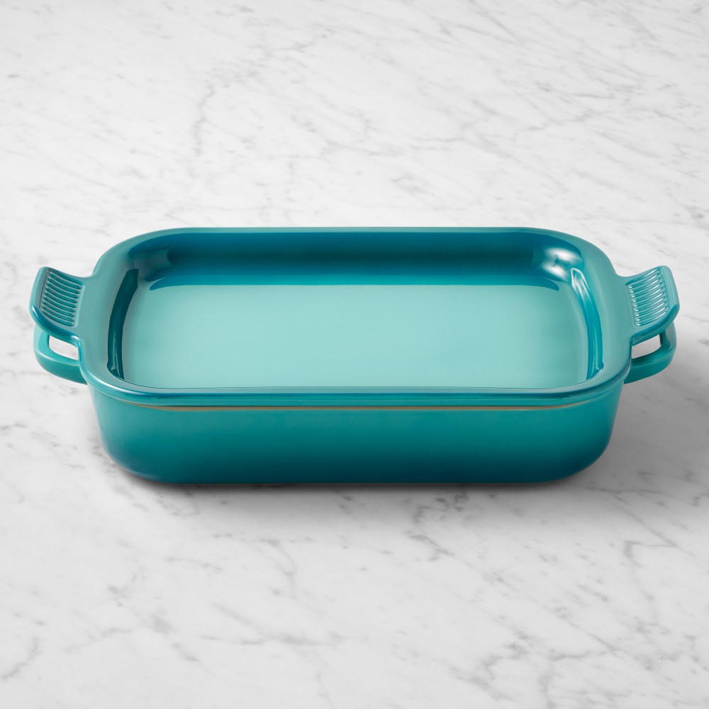 Le Creuset Stoneware Rectangular Baking Pan with Platter Lid