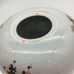 OPEN BOX: White and Gold Small Ginger Jar