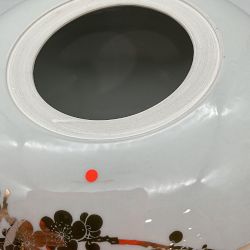 OPEN BOX: White and Gold Small Ginger Jar