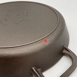 OPEN BOX: Smithey Seasoned Cast Iron Dual Handle Skillet, 14"