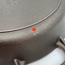 OPEN BOX: Smithey Seasoned Cast Iron Dual Handle Skillet, 14"