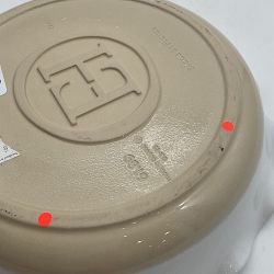 OPEN BOX: Emile Henry French Ceramic Artisan Ruffled Pie Dish, White