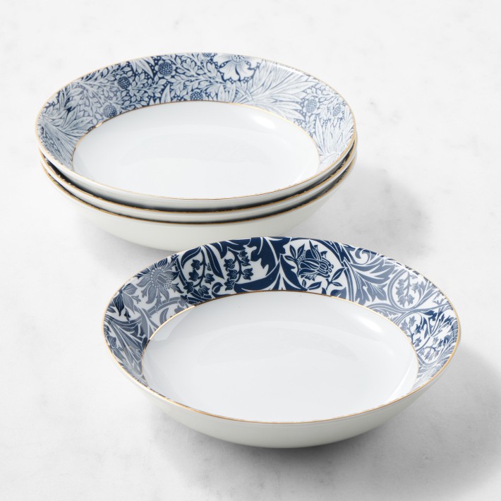 Morris & Co. Bluebell Pasta Bowls | Williams Sonoma