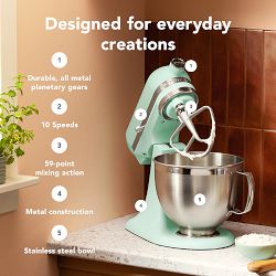 KitchenAid® 2026 Color of the Year Artisan Stand Mixer, Spearmint, 5-qt