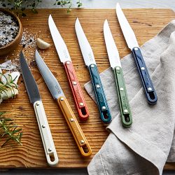 GreenPan™ Stanley Tucci™ Steak Knives with Wood In-Drawer Block, Set of 6