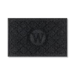 WaterHog® Bombay Commercial Grade Indoor/Outdoor Monogram Doormat