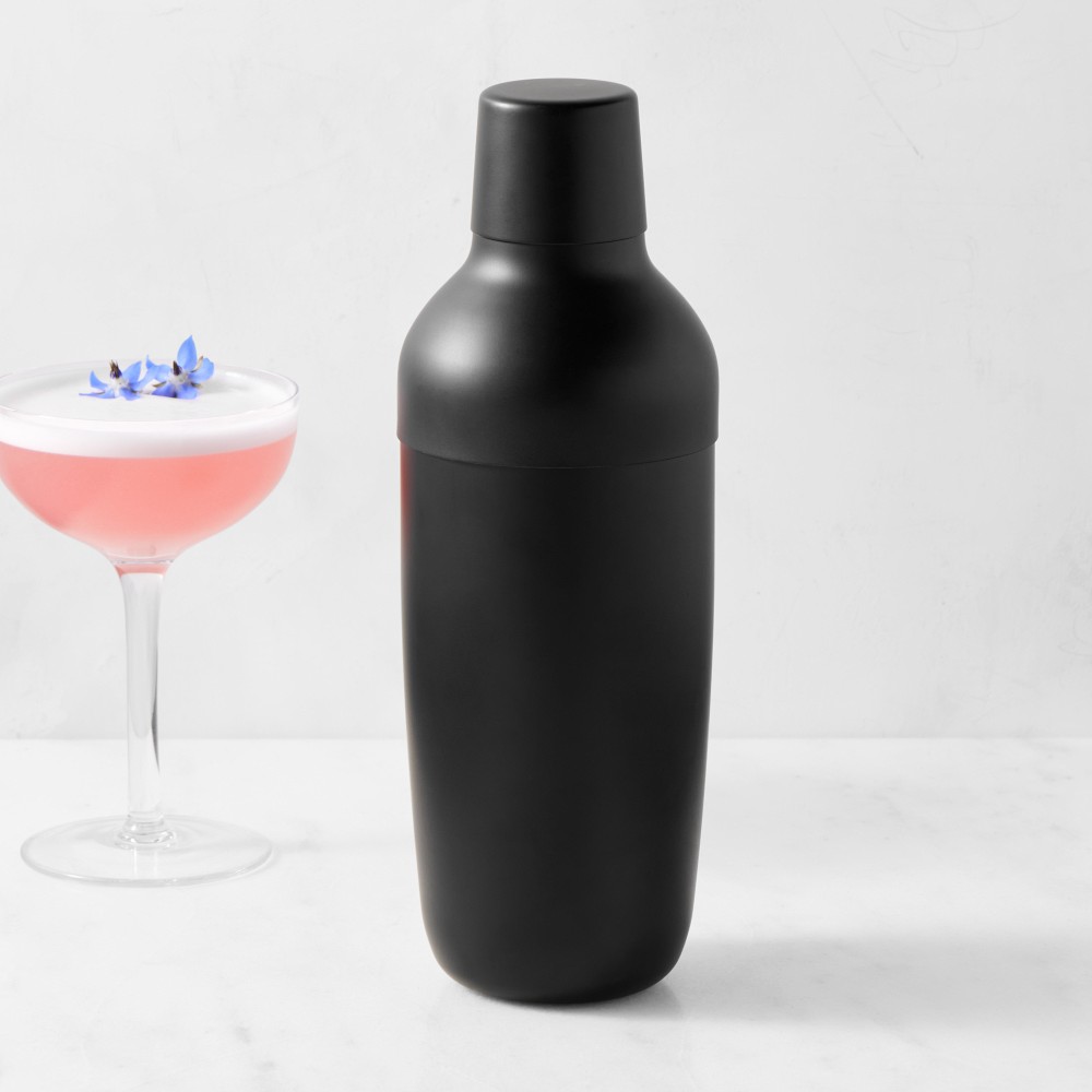 Williams Sonoma Encore Bar Double Wall Cocktail Shaker - 28oz, Matte Black